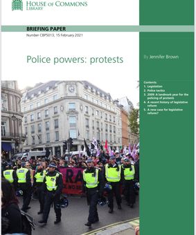 Police Power Protest